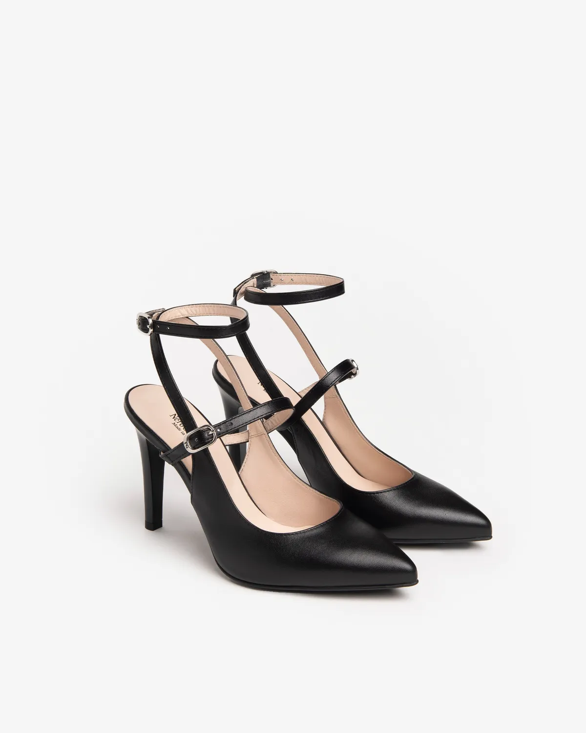 Pantofi slingback NeroGiardini piele damă cu toc