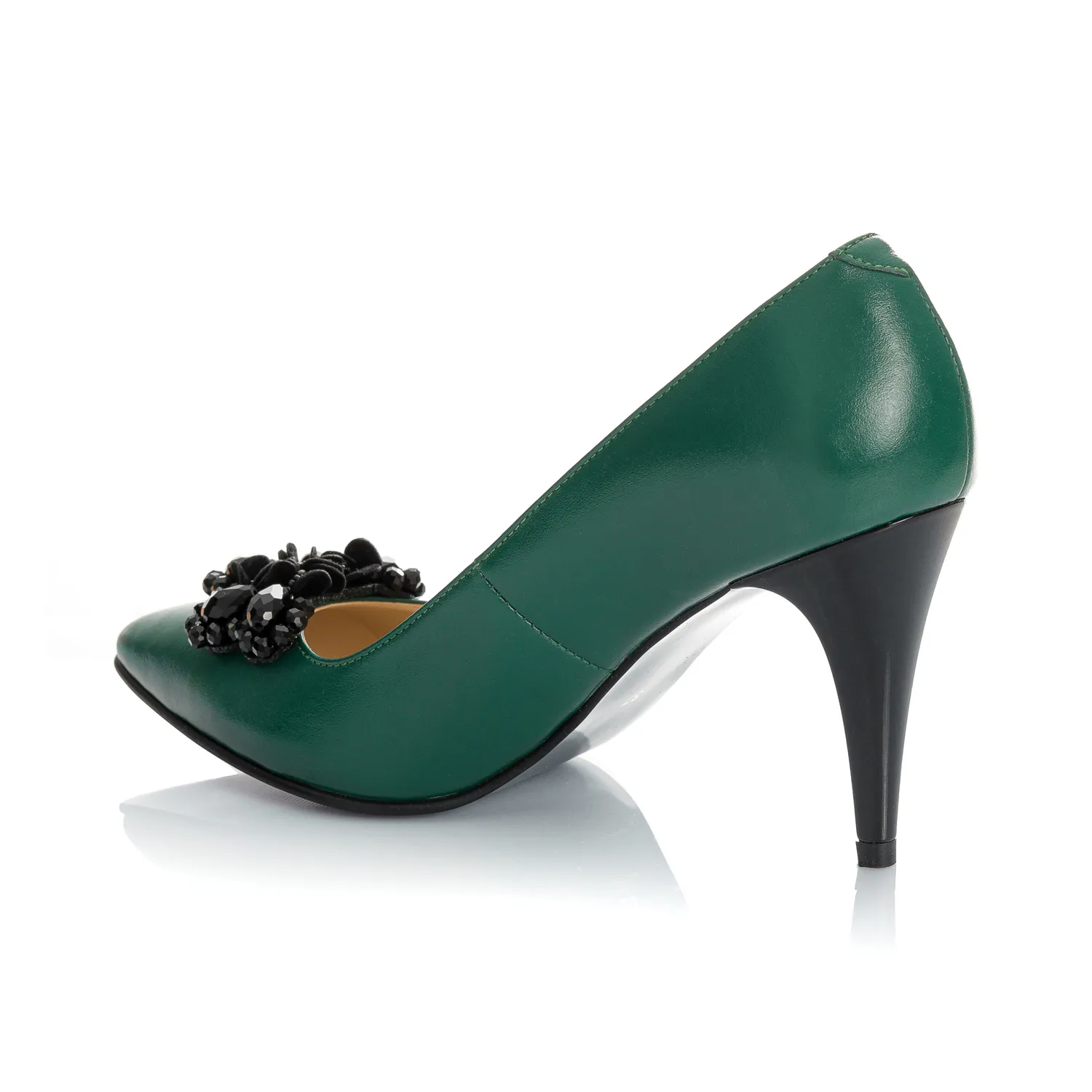 Catinca Shoes A58 VB pantofi dama piele naturala verde