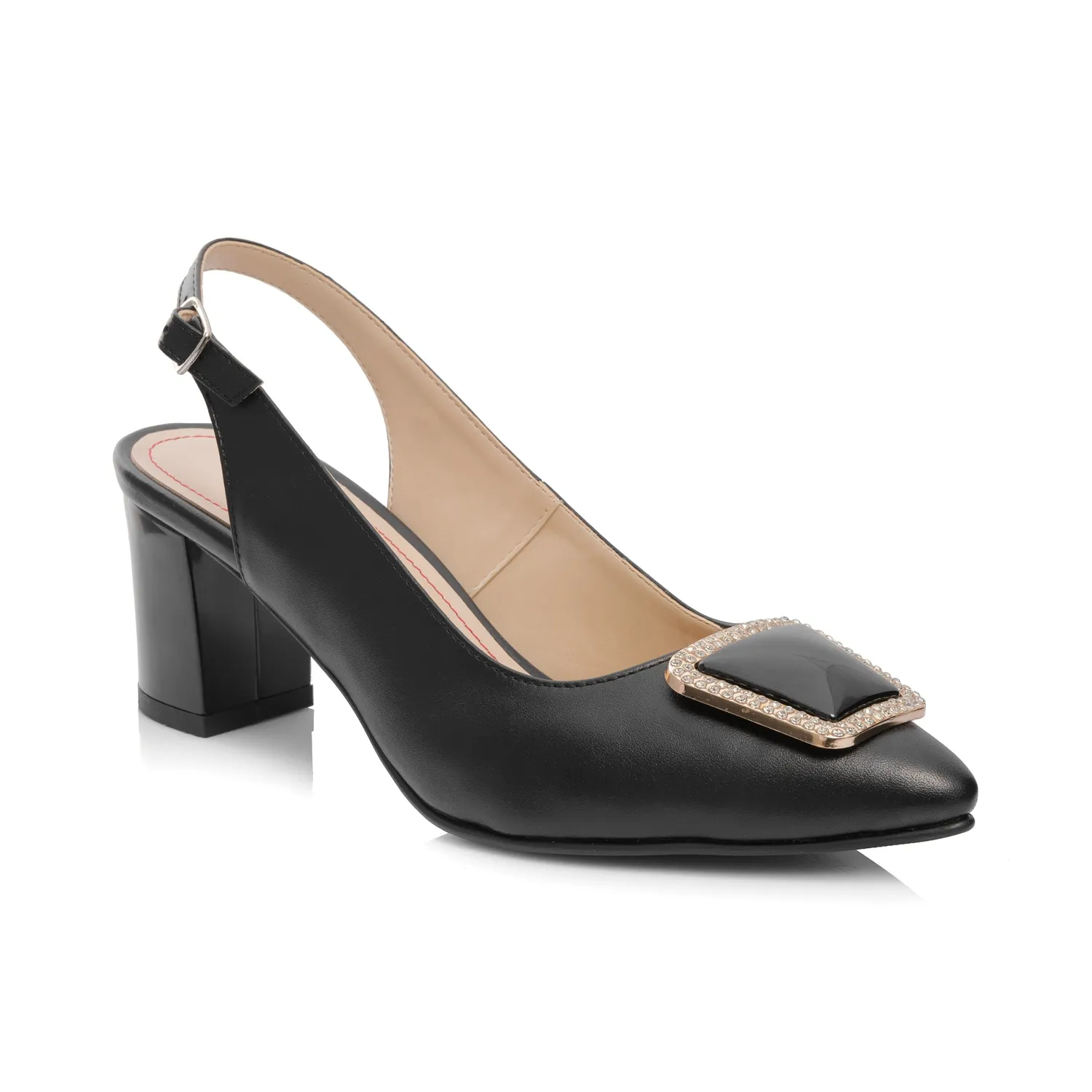 Catinca Shoes D48 NE sandale dama piele naturala negru box