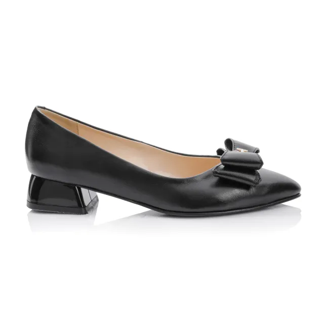 Catinca Shoes BL6 NE balerini negri piele naturală