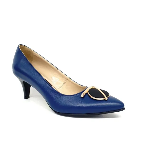 Catinca Shoes A24 pantofi dama piele bleumarin