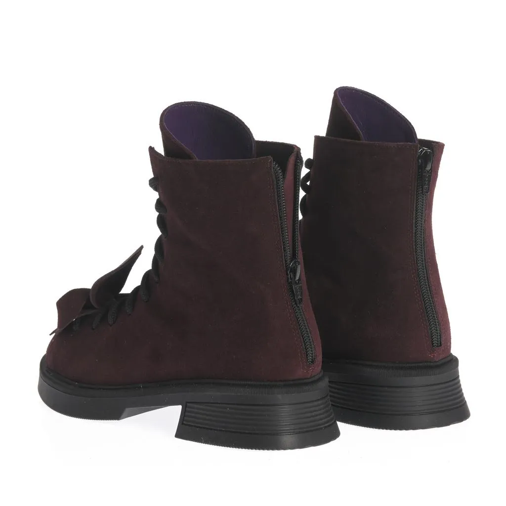 Ana Urbana Shoes Yasmina bocanci mov piele întoarsă