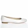 Catinca Shoes BL1 A balerini dama piele naturala albi
