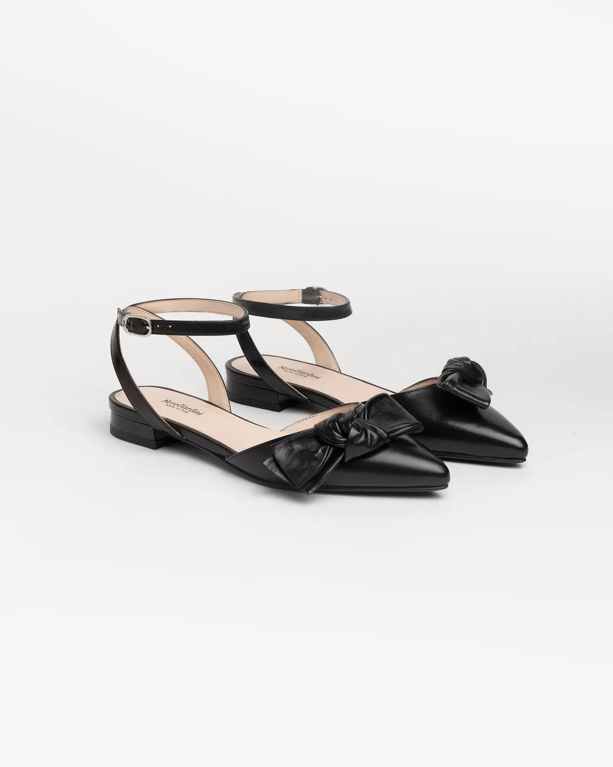 NeroGiardini balerini piele dama design minimalist