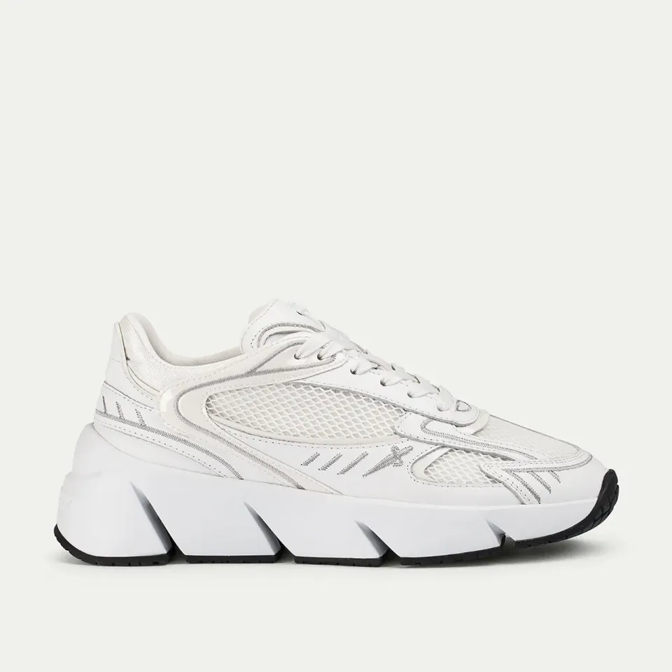 Cesare Paciotti Blade Runner sneakers dama albi piele vitel