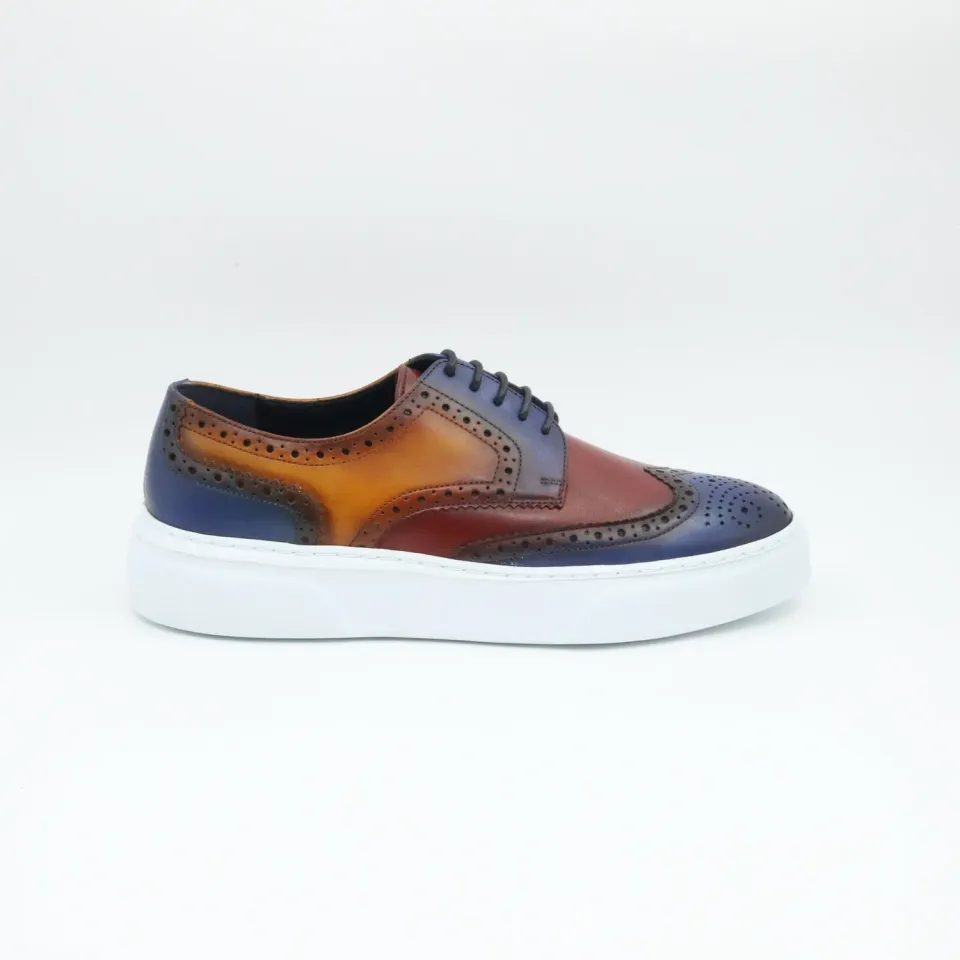 Lucas Shoes Sneaker 519 B-Y-R pantofi sport piele