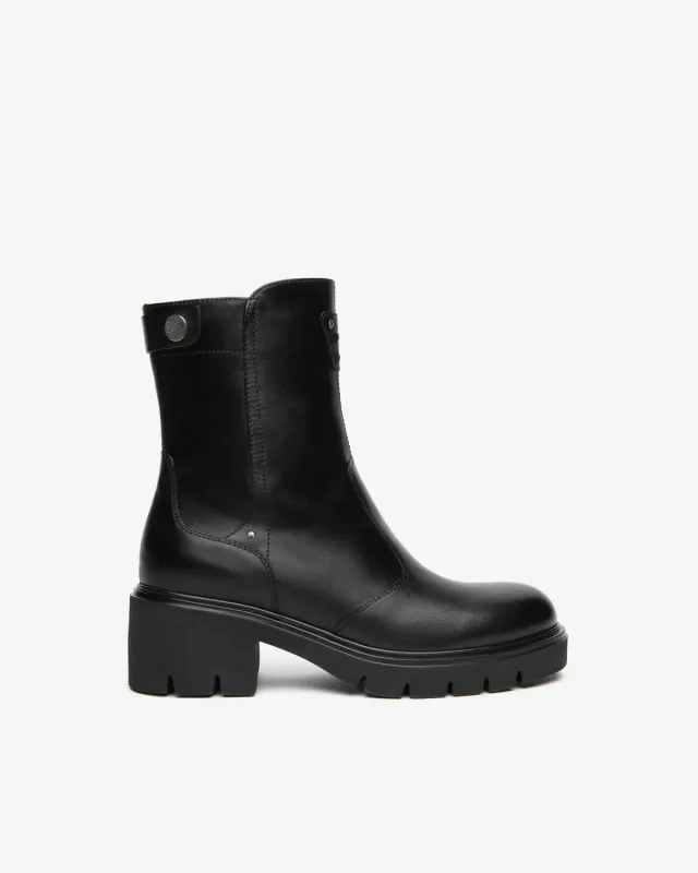 Botine damă NeroGiardini piele naturală toc 60 mm