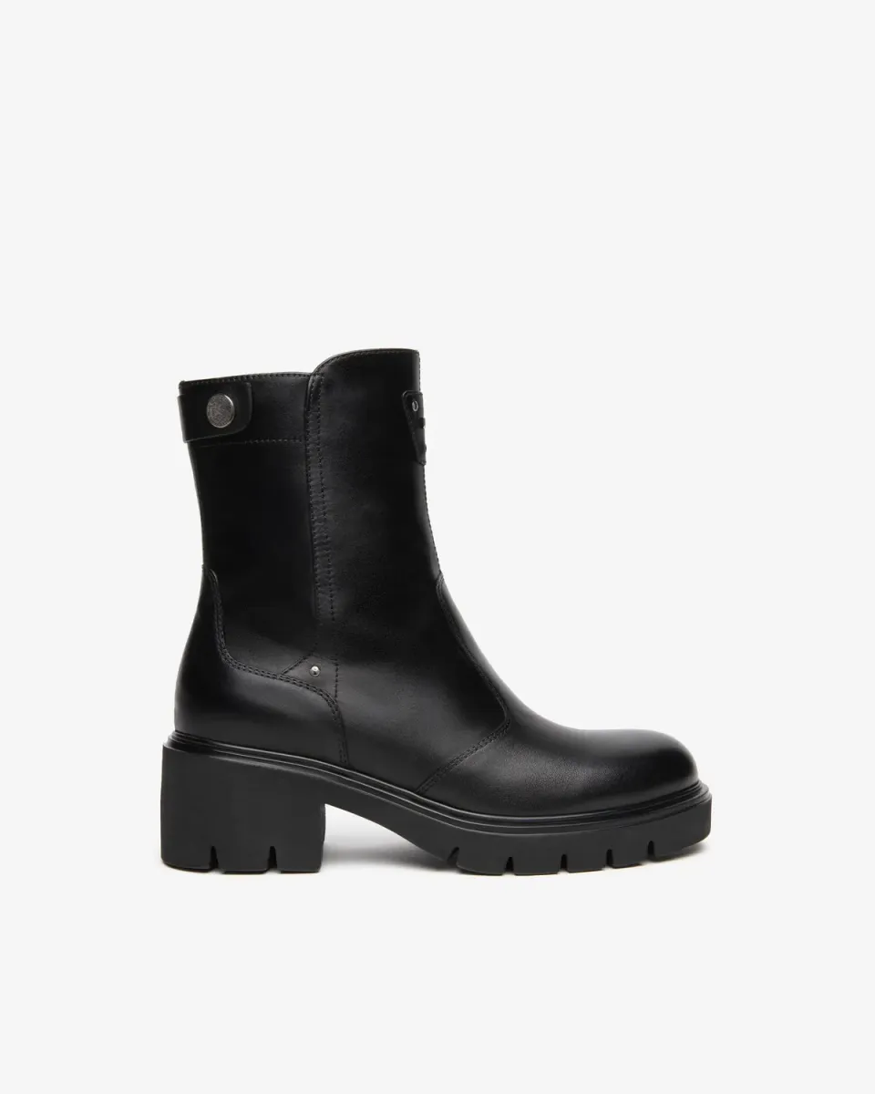 Botine damă NeroGiardini piele naturală toc 60 mm