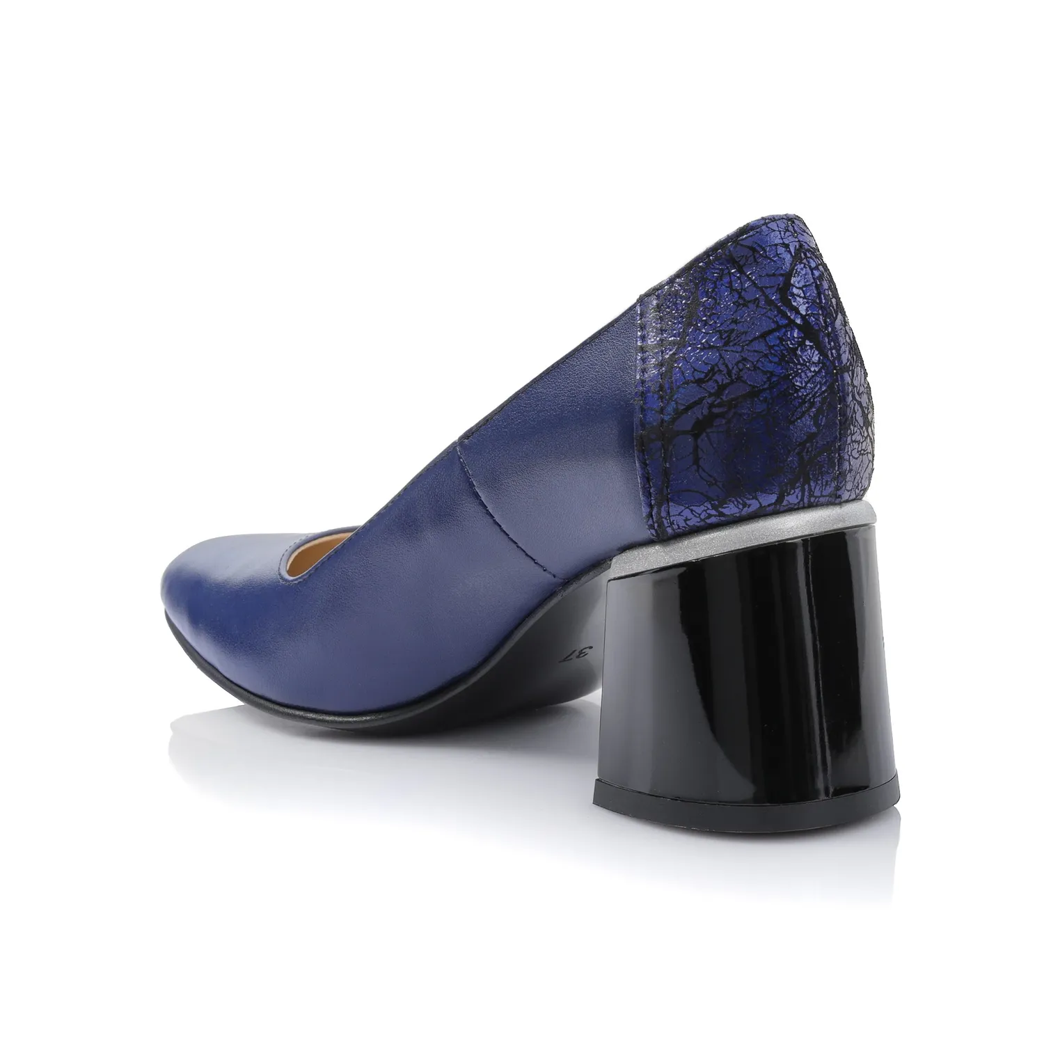 Catinca Shoes A64 BBS pantofi dama blue box piele