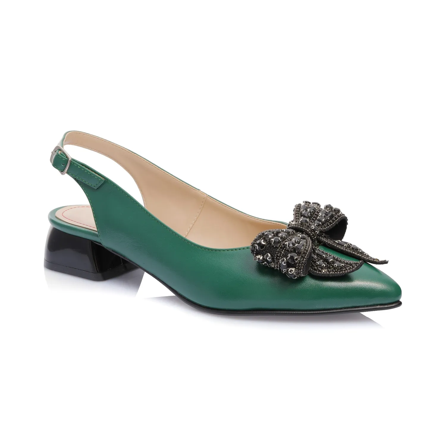Catinca Shoes BLD10 VB sandale piele naturala verde