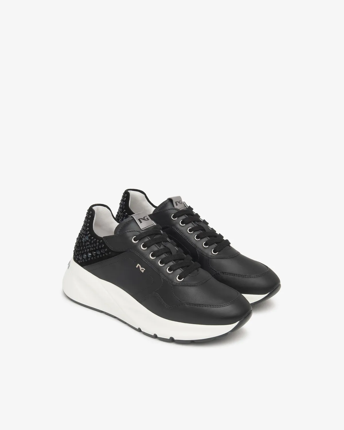 NeroGiardini sneakers piele si piele intoarsa dama