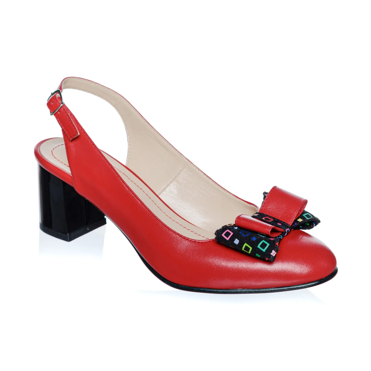 Catinca Shoes D39 RBPC sandale damă piele roșu box
