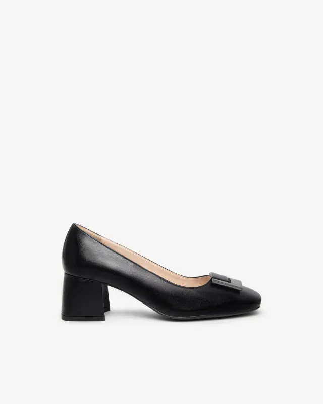 NeroGiardini pantofi dama piele cu toc eleganti