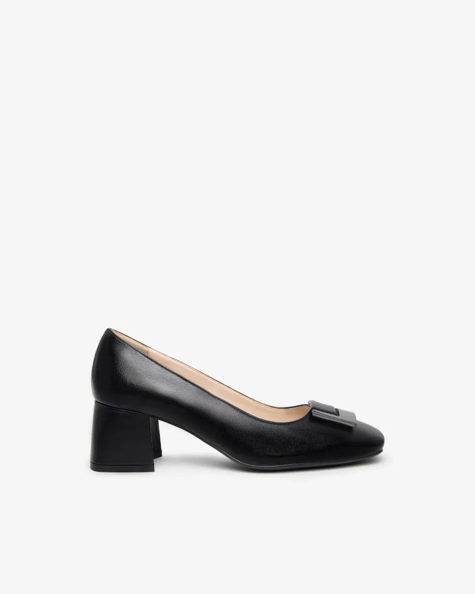 NeroGiardini pantofi dama piele cu toc eleganti