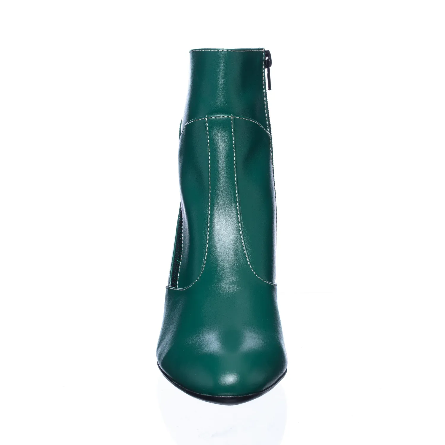 Catinca Shoes GX50 VSC ghete damă verde sclipici piele