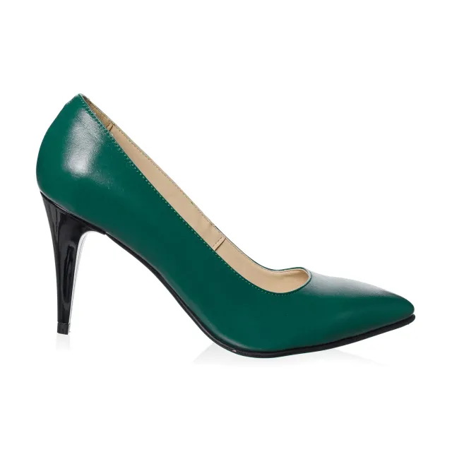 Catinca Shoes A16 pantofi damă piele verde box