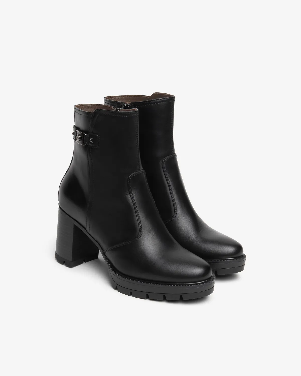 NeroGiardini botine piele dama platforma toc 8 cm