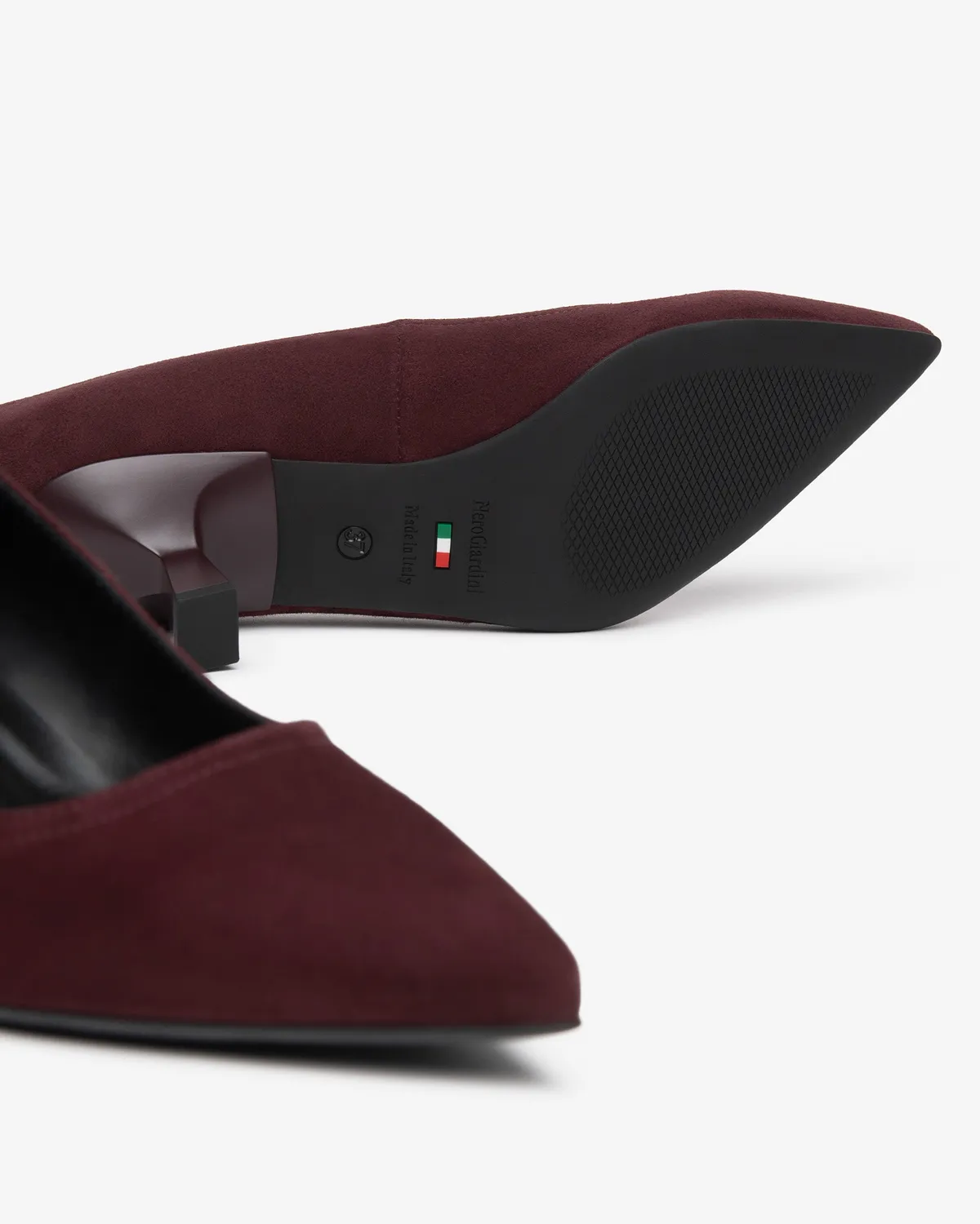 NeroGiardini pantofi piele intoarsa dama toc 55 mm