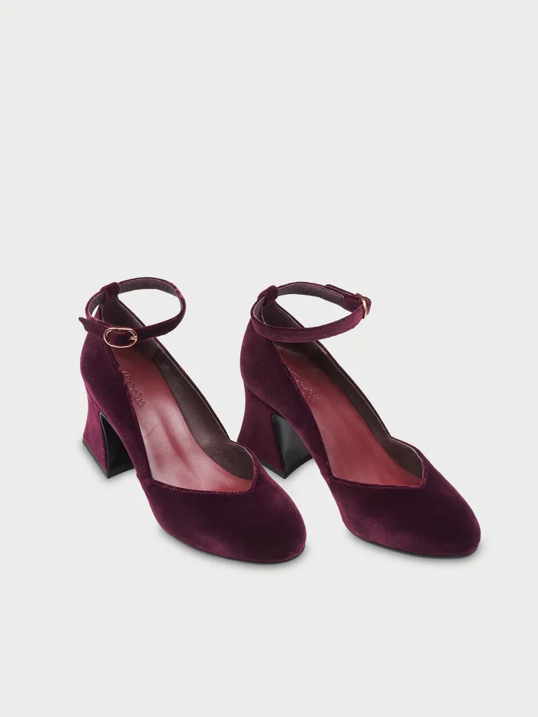 Flagelus The D'Orsey Pumps Garnet pantofi toc 6 cm