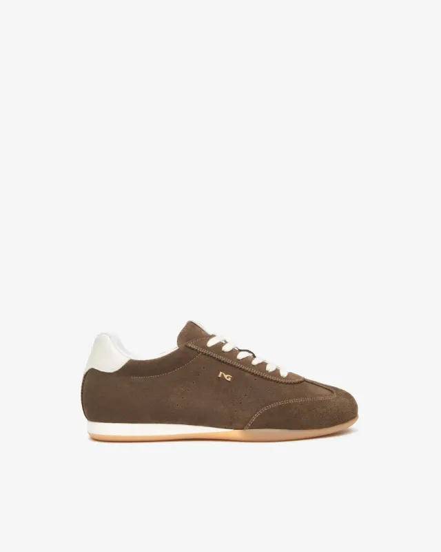 NeroGiardini pantofi sneakers suede si piele dama