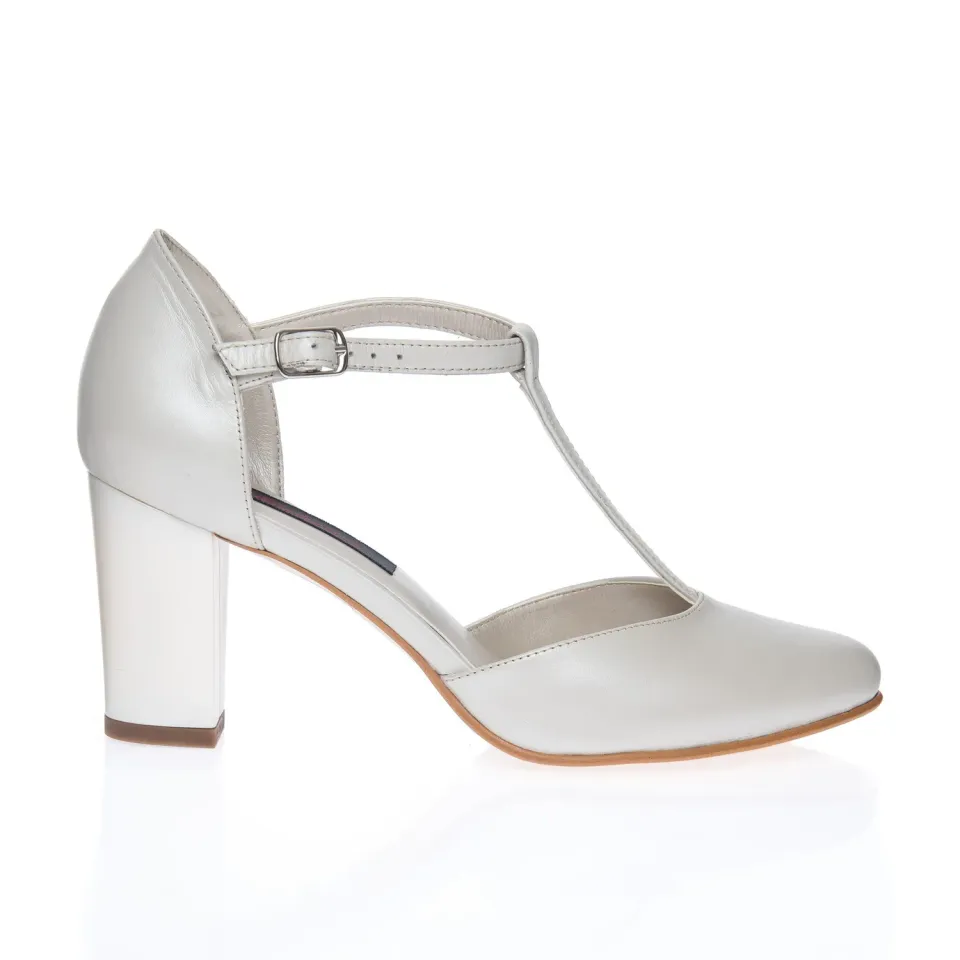 Catinca Shoes D9 BS sandale dama piele bej sidef