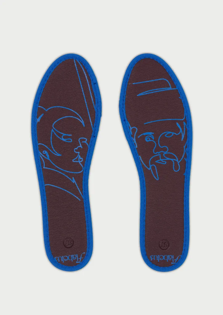 Flagelus Mulan Insole branturi albastre Arnedry