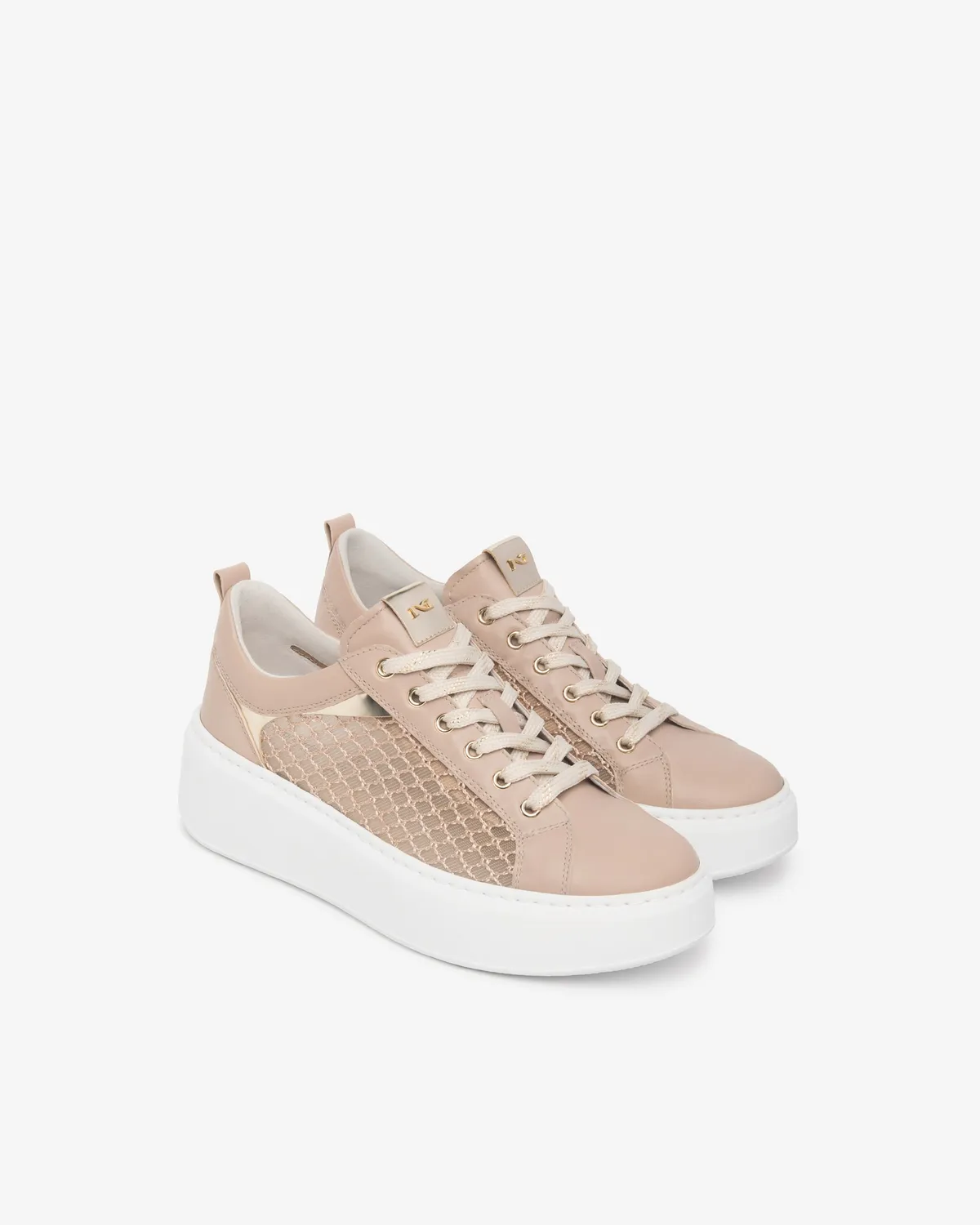 NeroGiardini sneakers dama piele canvas tehnic Memory