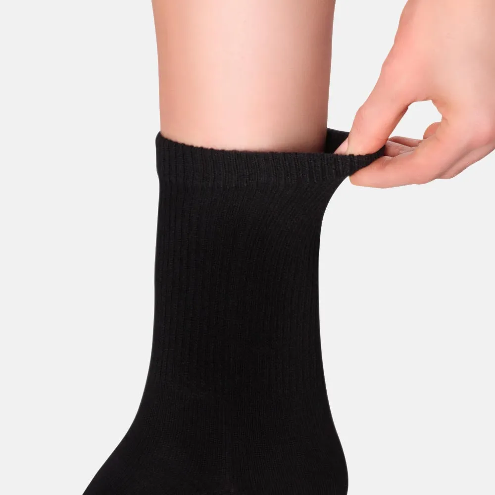 Bär Relax Midi sosete cu degete negre bumbac