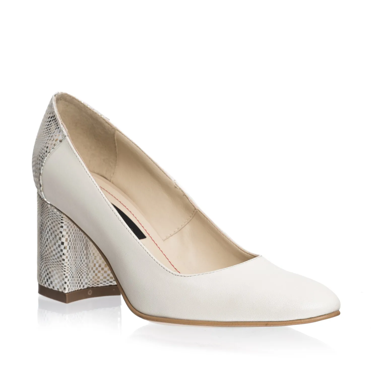 Catinca Shoes R12 BMA pantofi piele bej mozaic