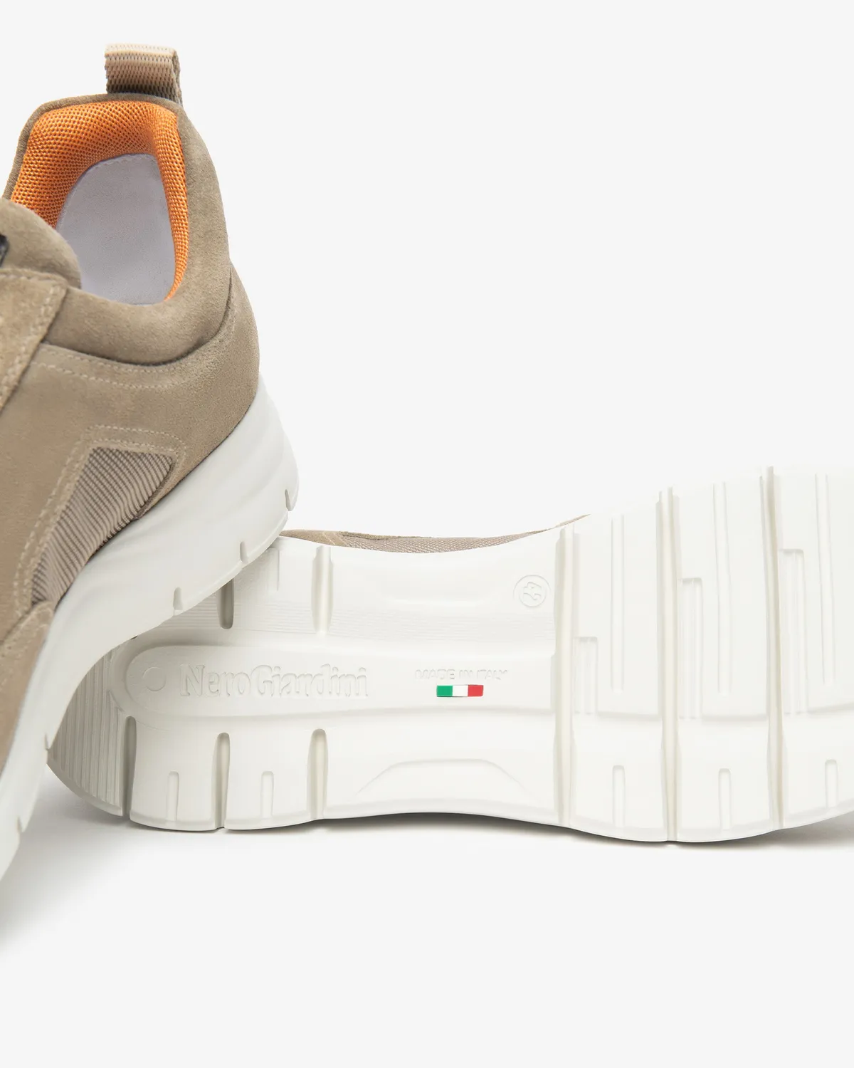 NeroGiardini sneakers piele intoarsa barbati primavara