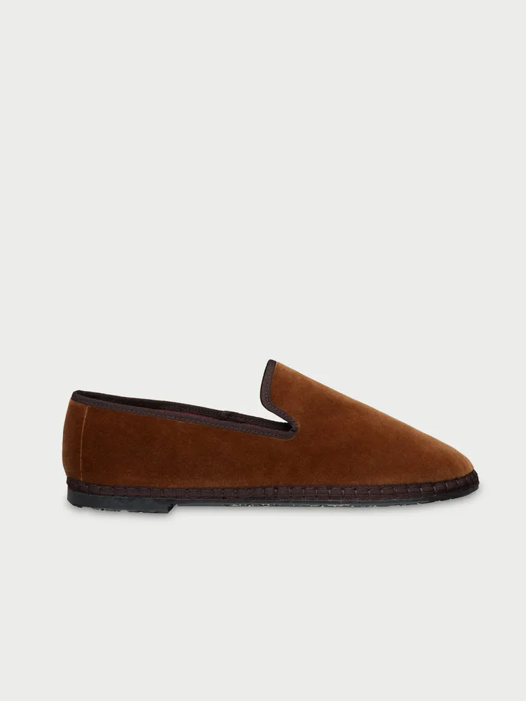 Flagelus Borges papuci slipper catifea maro