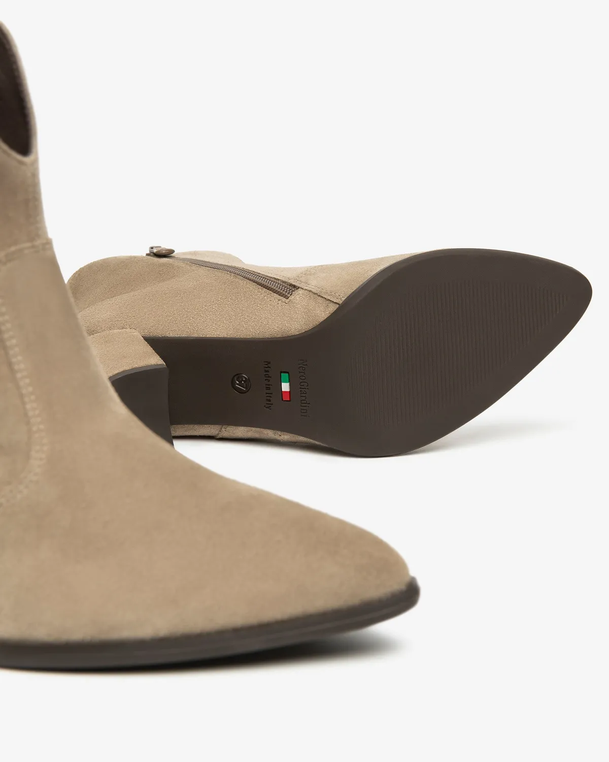 NeroGiardini botine dama piele intoarsa