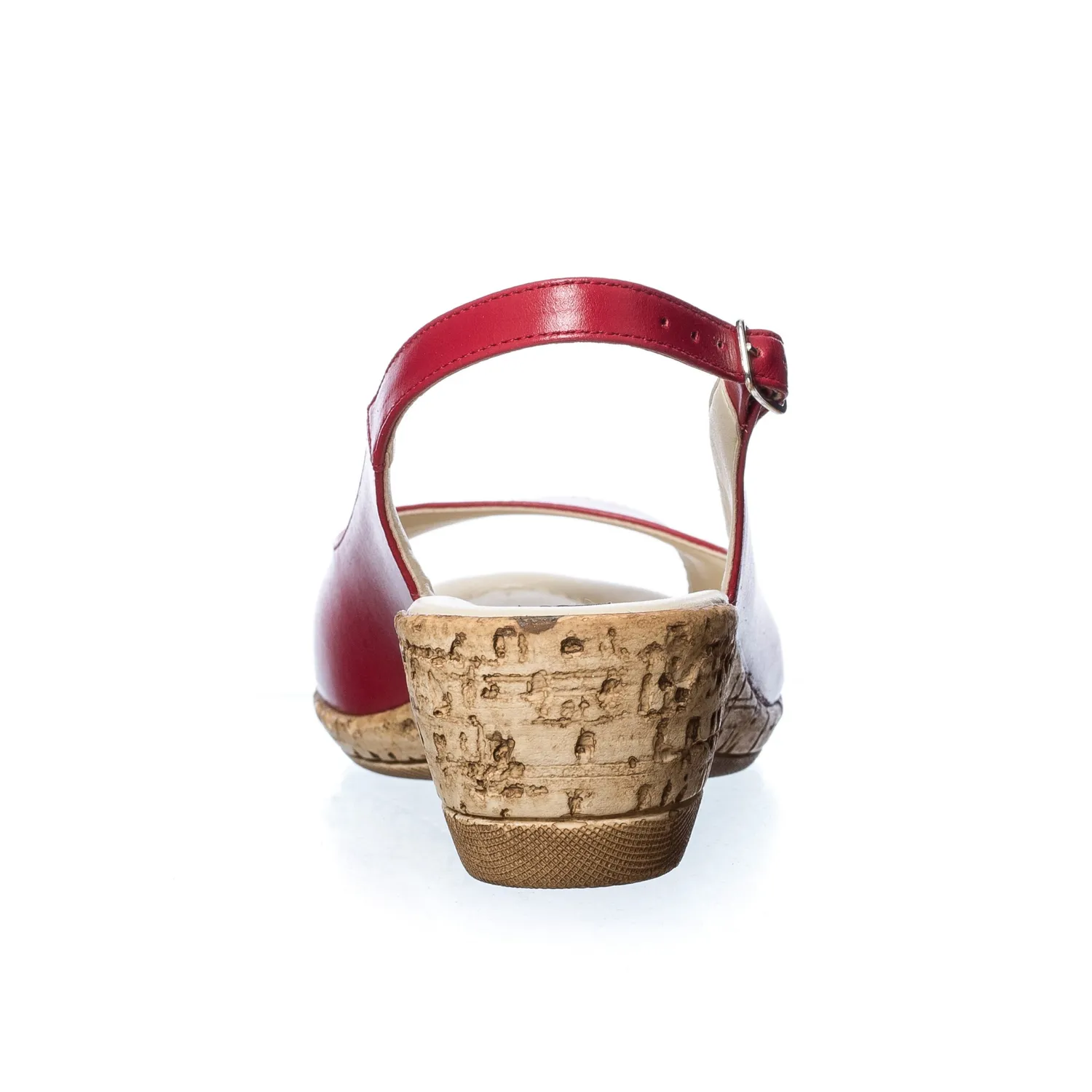 Catinca Shoes SP 29 R sandale dama rosii piele naturala