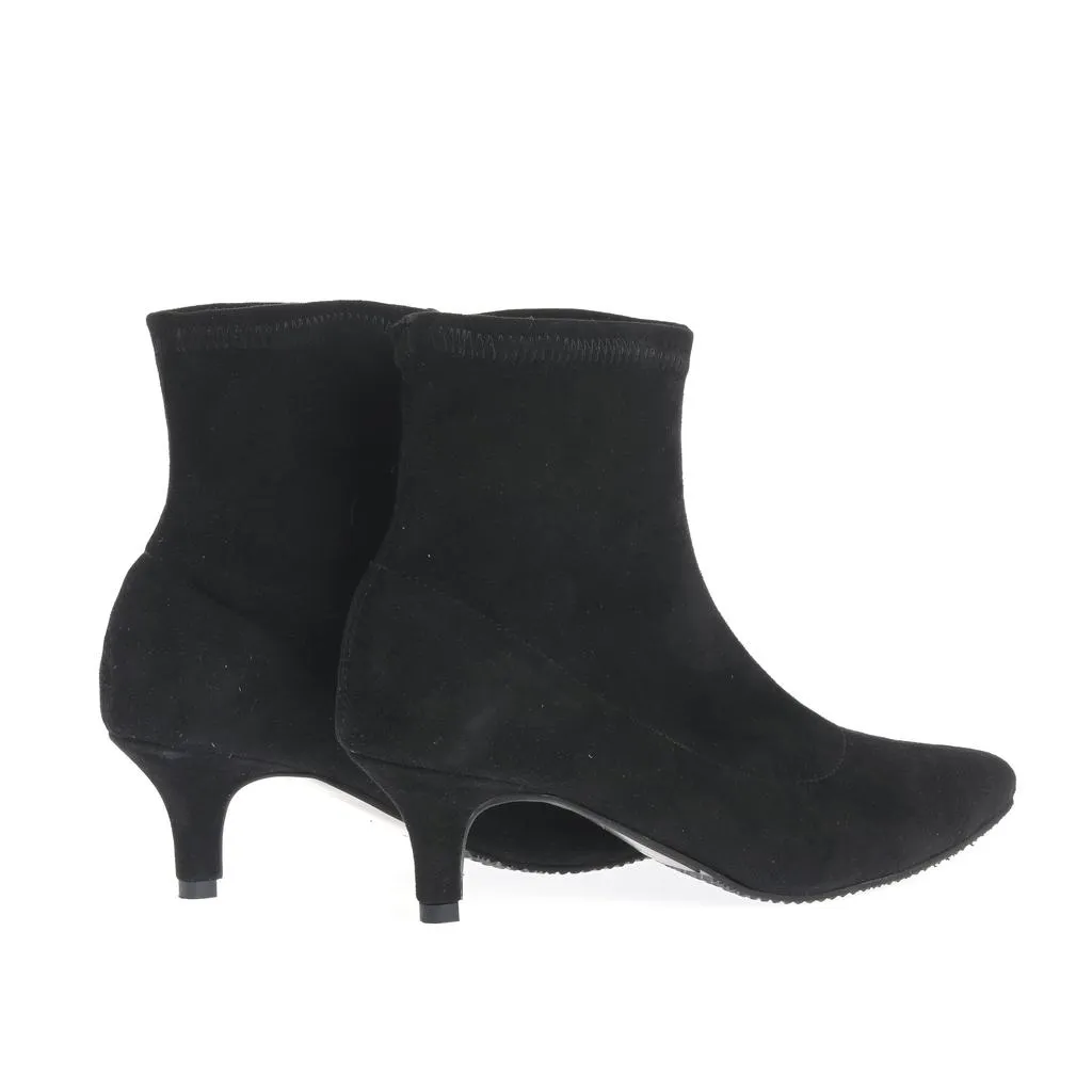 Ana Urbana Shoes Larisa botine negre toc stiletto
