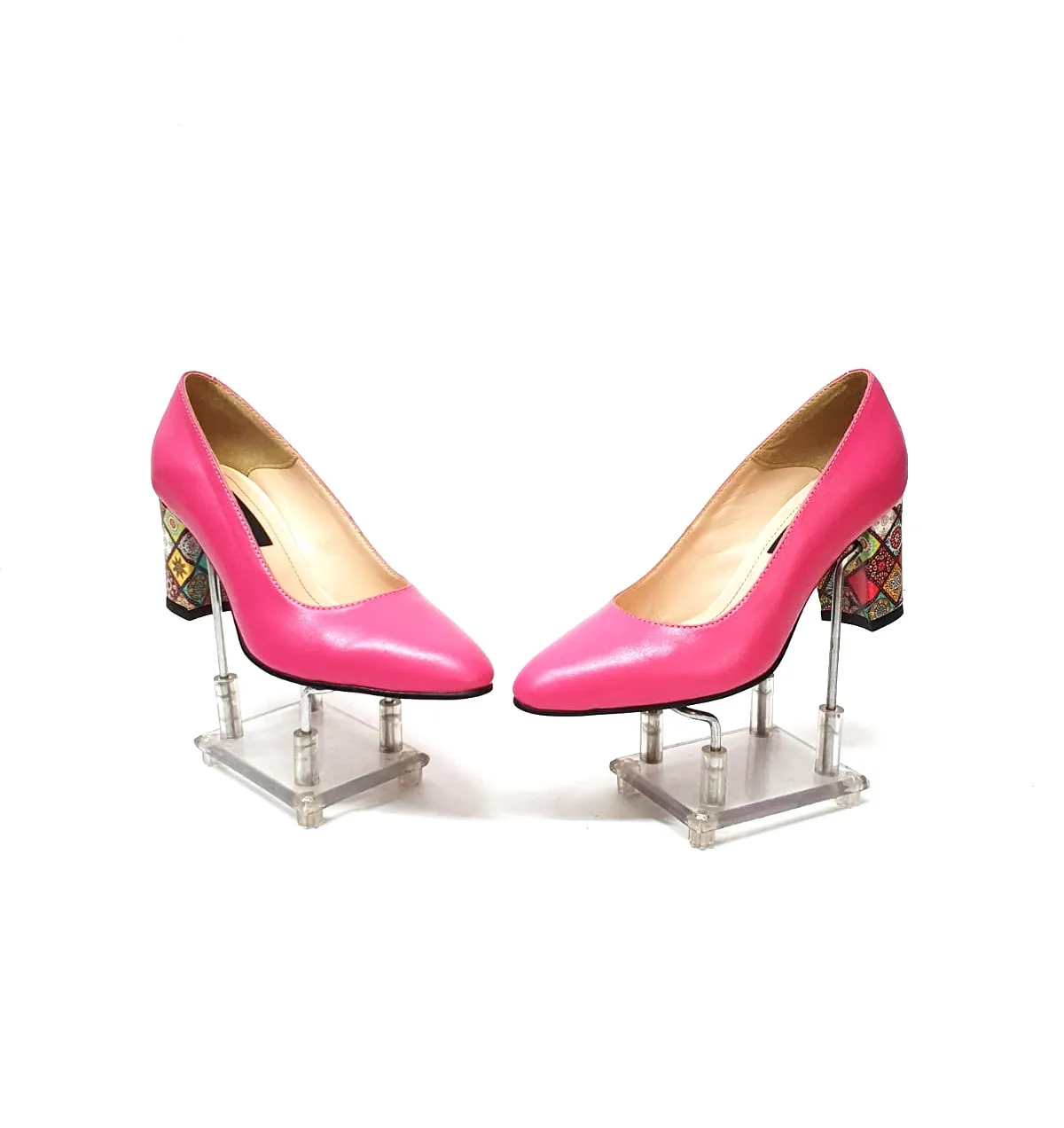 Catinca Shoes R7 RP3D pantofi dama piele naturala roz