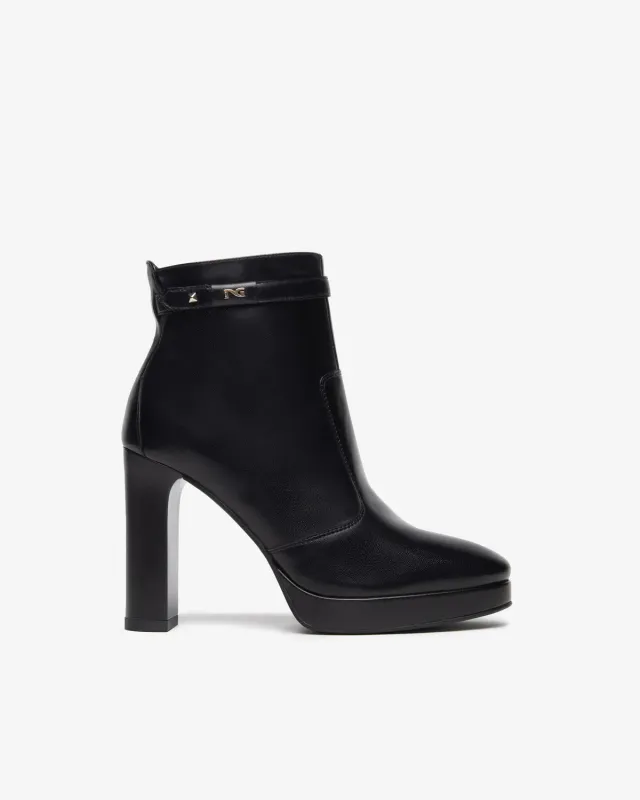 NeroGiardini Botine damă piele glam