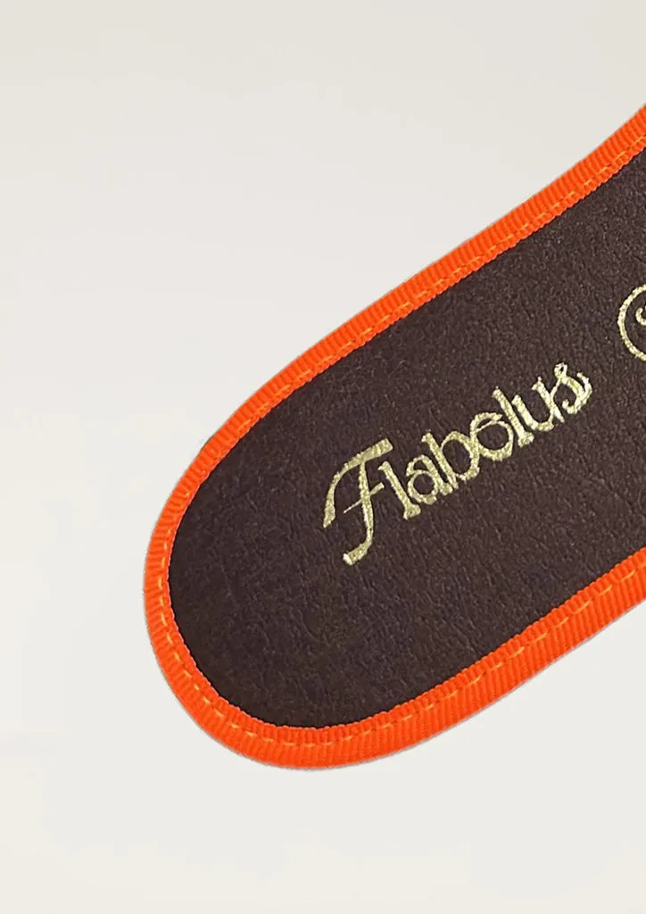 Flagelus Francie Orange branturi negru portocaliu
