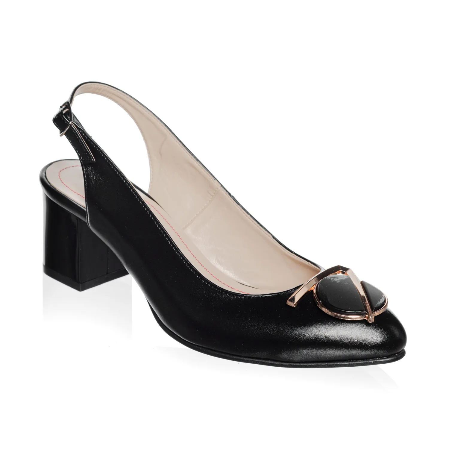 Catinca Shoes D31 N sandale dama piele naturala negre