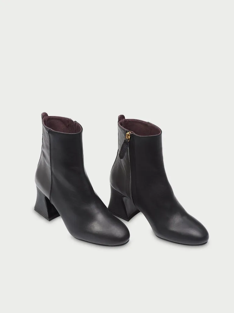 Flagelus The D’Orsey Double Black botine piele