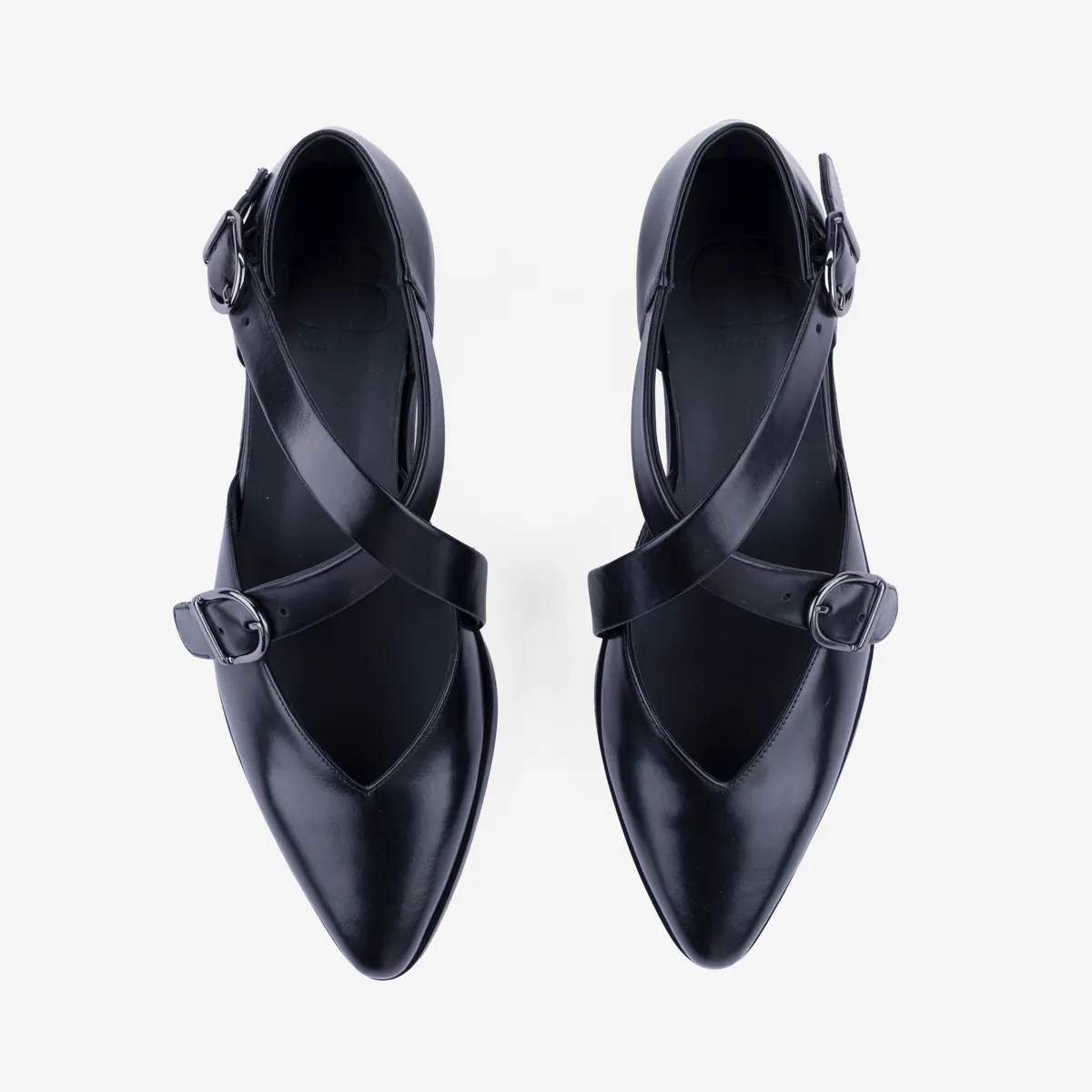 Cecilia Bringheli Croce sandale piele negru barete