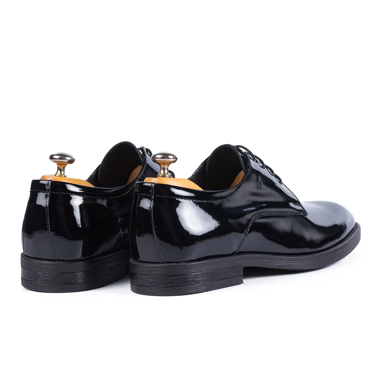 Lucas Shoes Elegant 346 pantofi bărbați negru lac