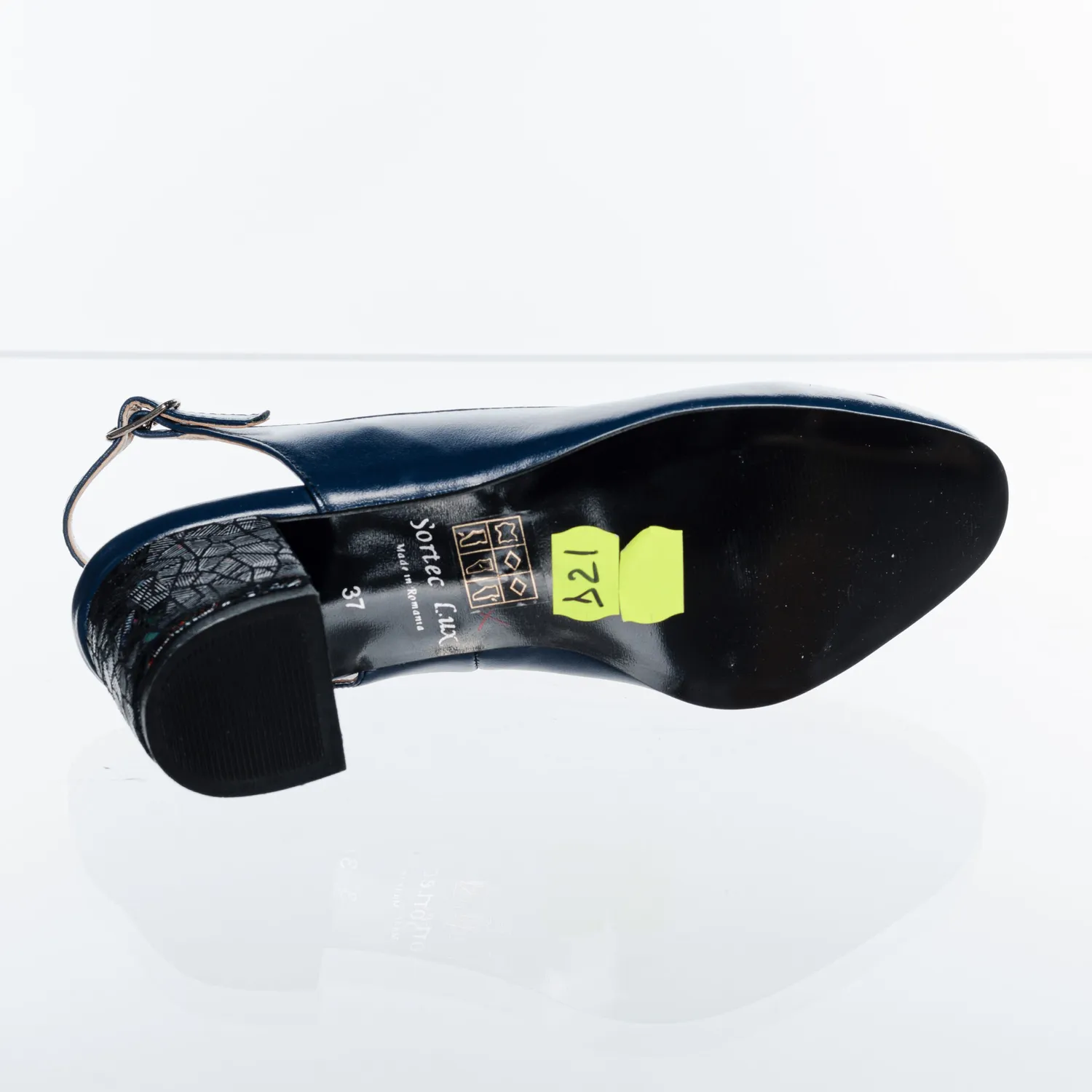 Catinca Shoes D21 BBS sandale damă albastre piele