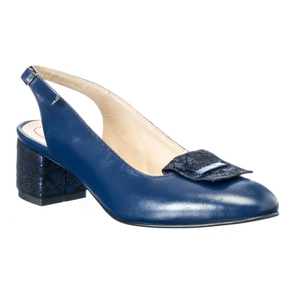 Catinca Shoes A85 BLST sandale dama piele bleumarin