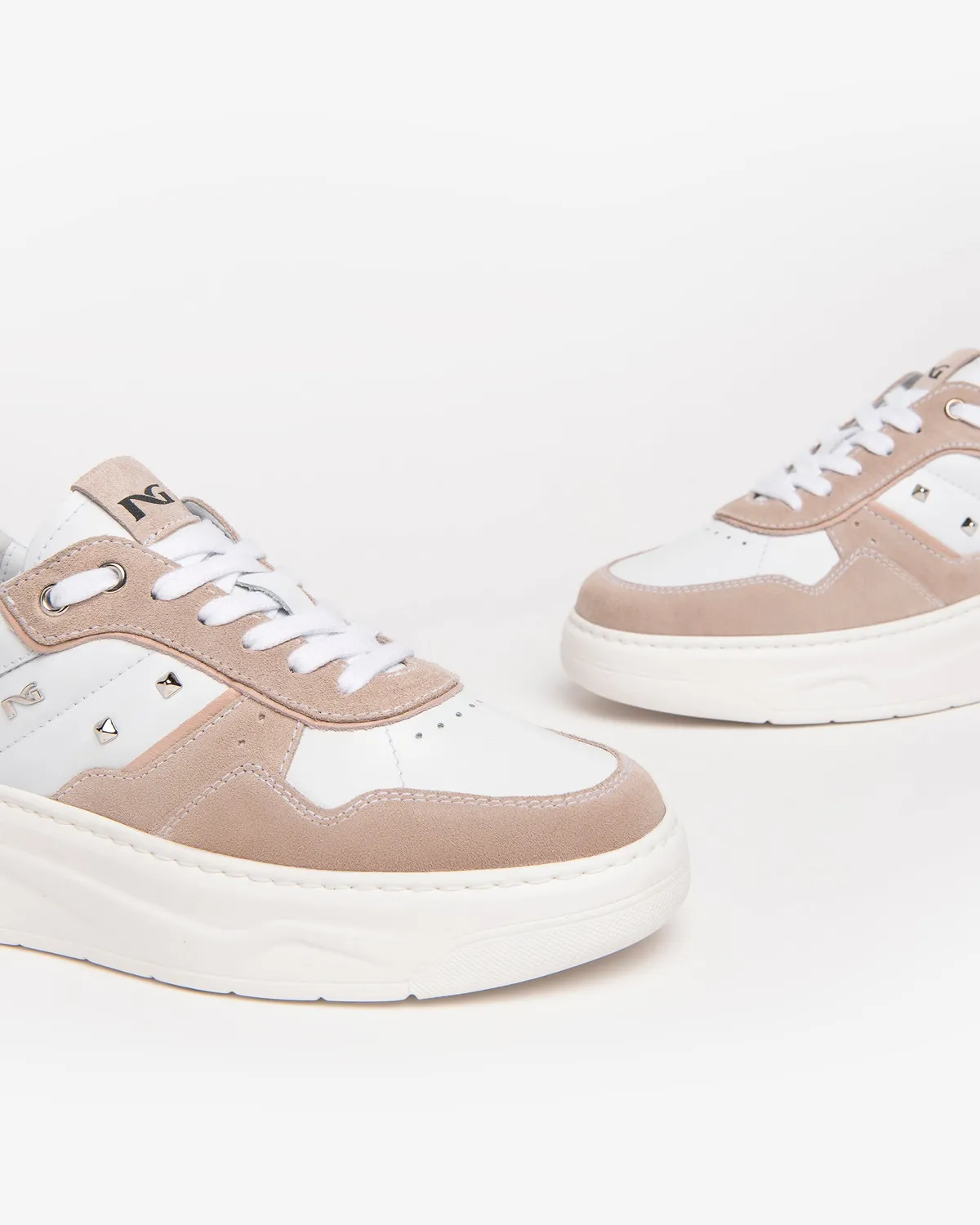 NeroGiardini sneakers piele dama piele intoarsa vara