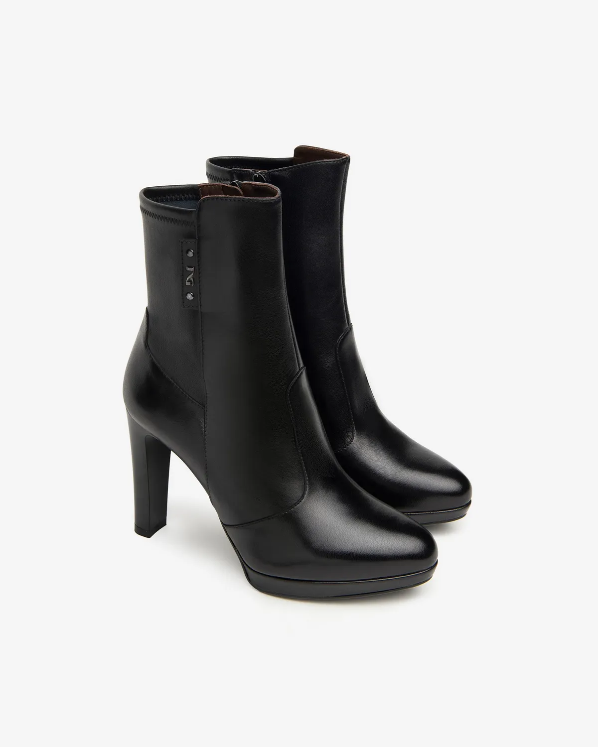 NeroGiardini Premium botine dama piele toc 100 mm