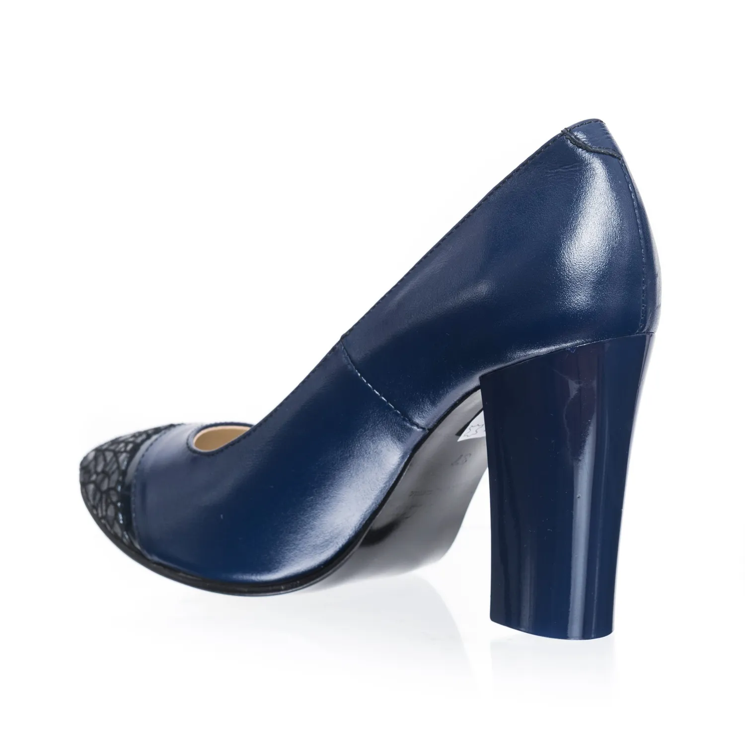 Catinca Shoes 2696 ASNL pantofi dama piele albastru lac