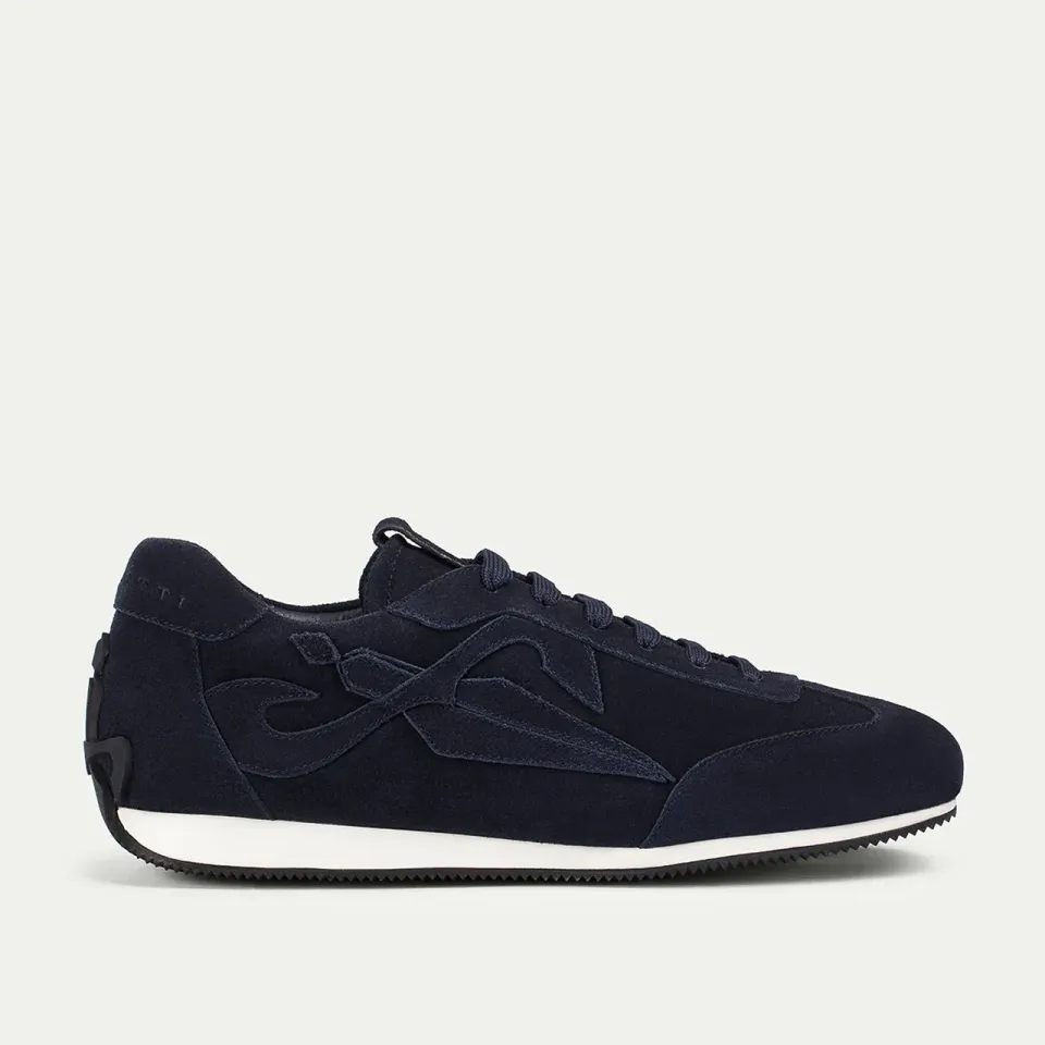 Cesare Paciotti Myron sneakers bleumarin piele întoarsă