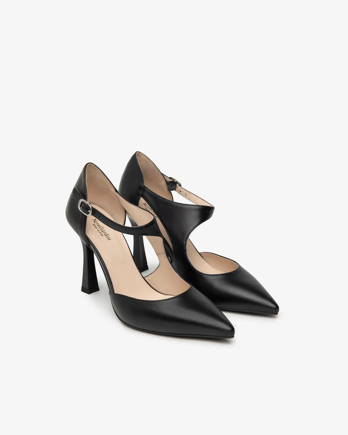Pantofi cu toc NeroGiardini Premium din piele naturala