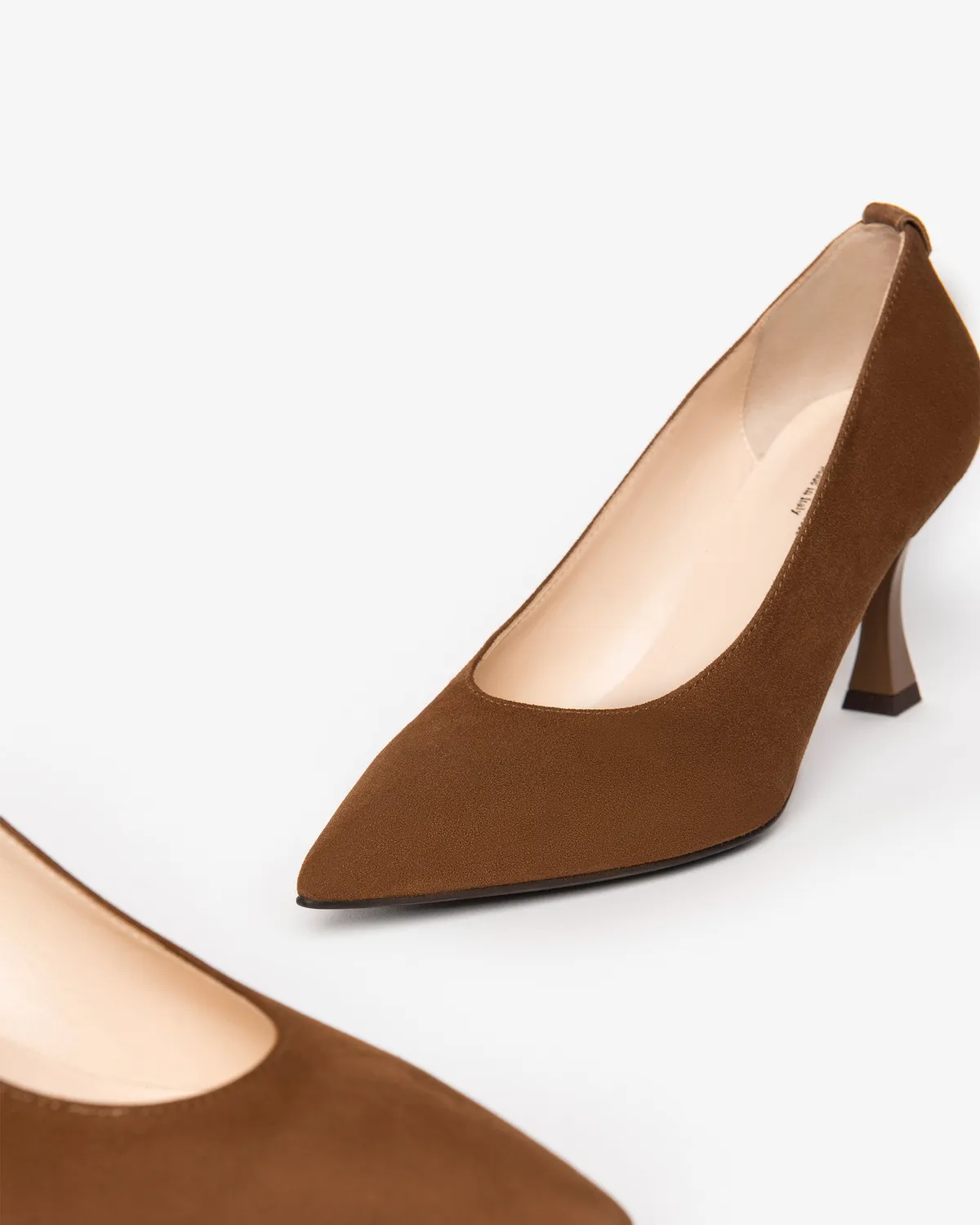 NeroGiardini pantofi piele intoarsa dama cu toc eleganti