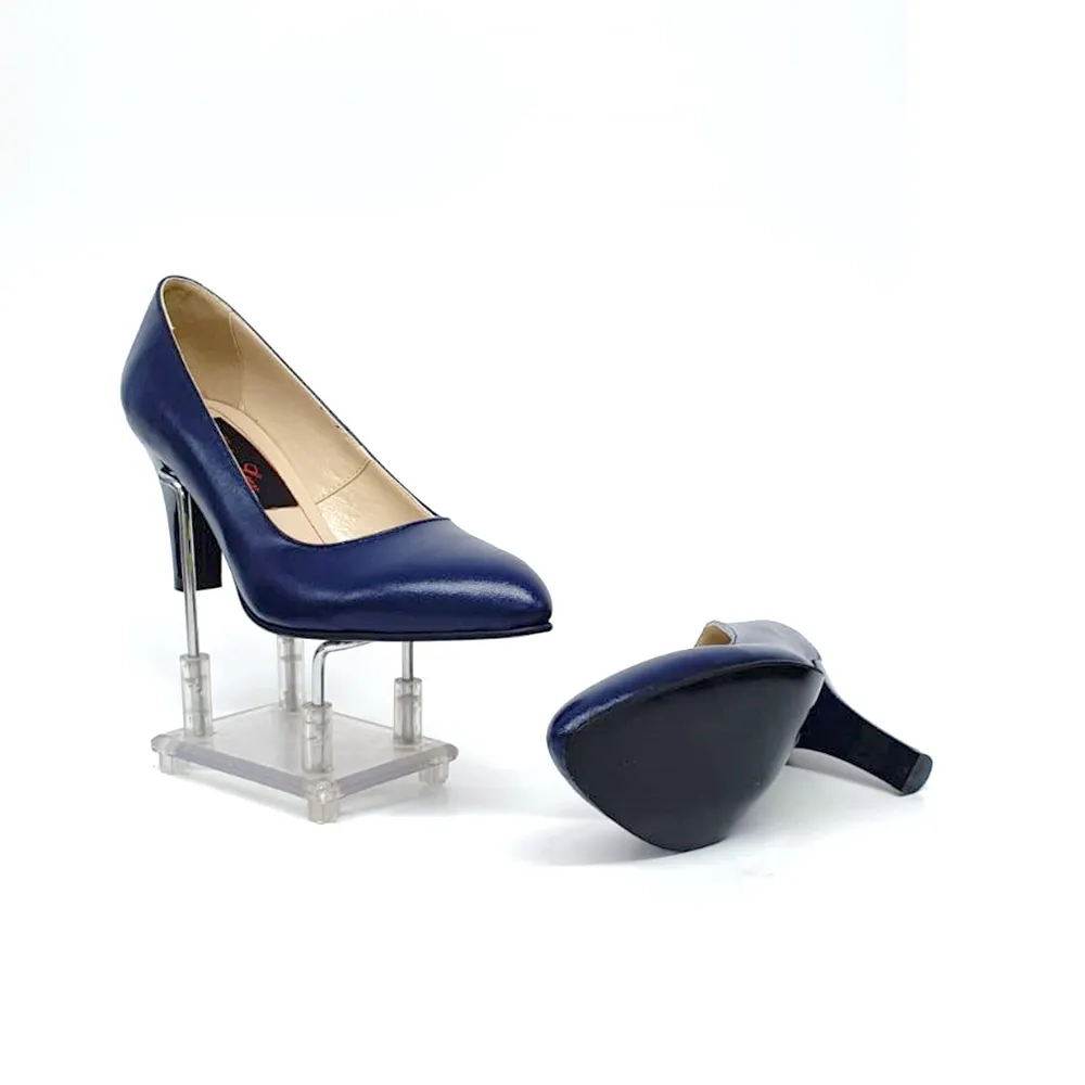 Catinca Shoes A28 BL pantofi dama piele naturala bleumarin